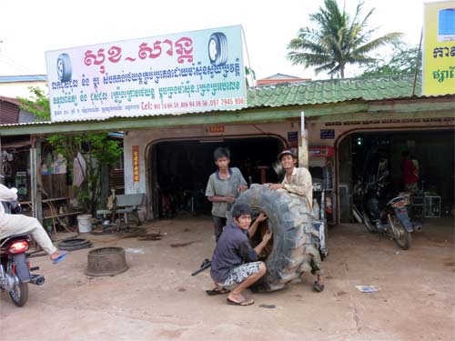 Fixing a tire
