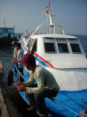 the ferry boat from Koh Kong to nowhere
